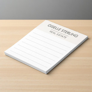 Professionell för Neutralten Gods Agent Anteckningsblock