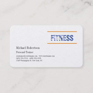 Professionell för Premium Pearl Fitness Sport Visitkort