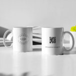 Professionell för QR-Anpassningsbar för Business l Kaffemugg<br><div class="desc">Vi presenterar vår Business Logotyp Anpassningsbar QR-kod Webbplats Professionell Coffee Mugg! Mugg är designat för att hjälpa dig att skapa ett påstående och främja din verksamhet på ett professionell och effektivt sätt. Med din logotyp på en framträdande plats på mugg kan du skapa varumärkesigenkänning och lämna ett varaktigt intryck på...</div>