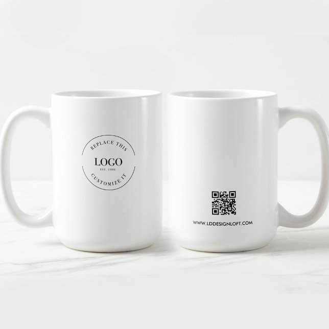 Professionell för QR-Anpassningsbar för Business l Kaffemugg (Skapare uppladdad)