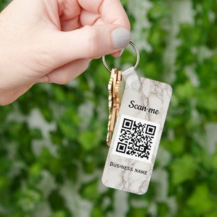 Professionell för QR-kod - Logotyp - Nyckelring