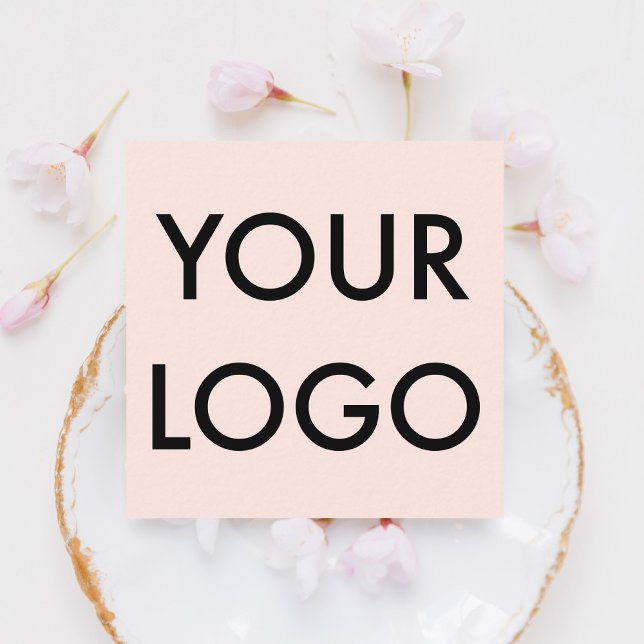 Professionell för  Rosa för Logotyp av Elegant Fyrkantigt Visitkort (Skapare uppladdad)