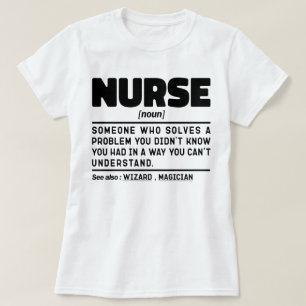 Professionell för sjuksköterskedefinition - medarb t shirt