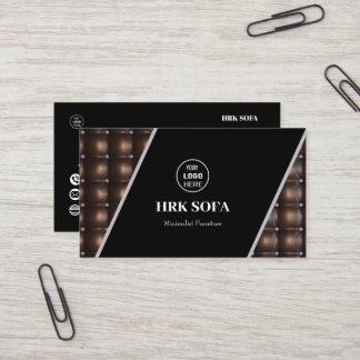 Professionell för Soffa-design för möbler Visitkort