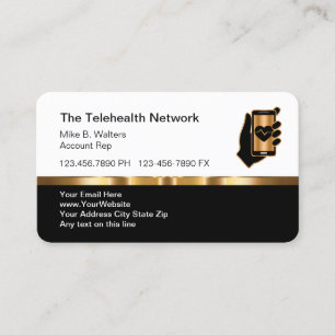 Professionell för telematik visitkort