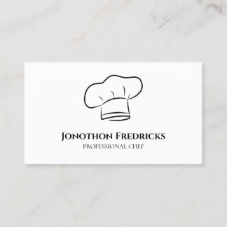 Professionell för tjänsten Chef Food Catering Visitkort