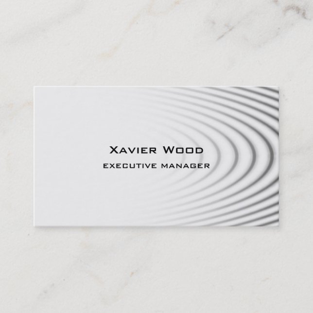 Professionell för trendig Modern Elegant Manager Visitkort (Framsida)