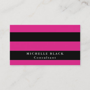 Professionell för vanlig Elegant Rosa Black Rand Visitkort