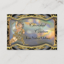 Professionell för vintageängelelegant visitkort