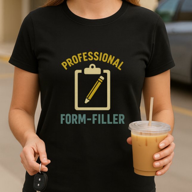 Professionell Form-Filler School Mamma T-Shirt (Skapare uppladdad)