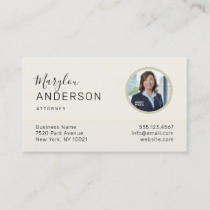 Professionell (FOTO INFOT) UNISEX - Affärskort Visitkort