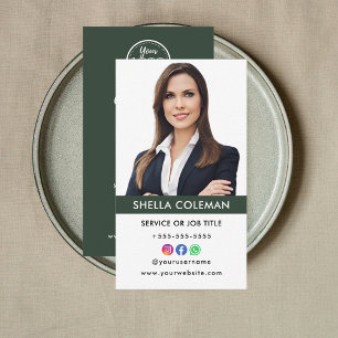 Professionell Foto Qr Code Instagram Facebook Visitkort