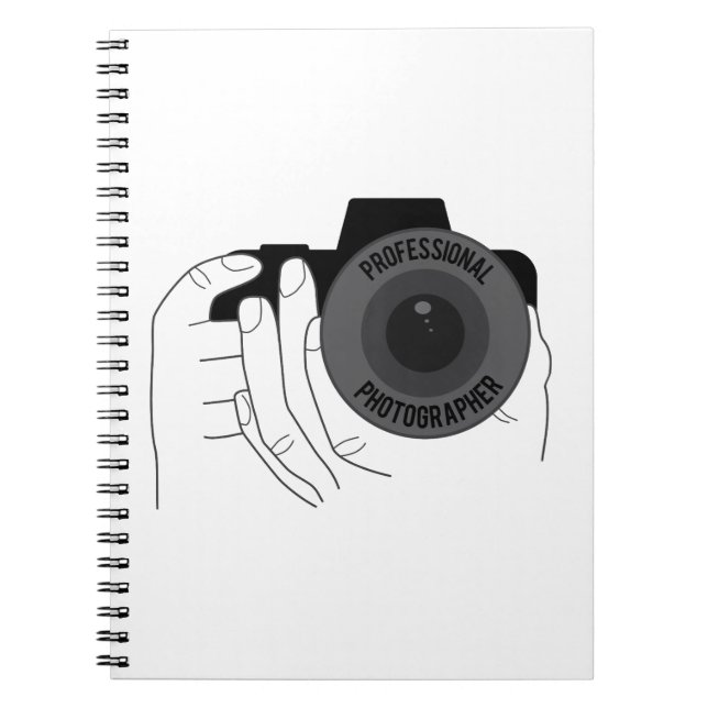 Professionell Fotograf Anteckningsbok (Framsidan)
