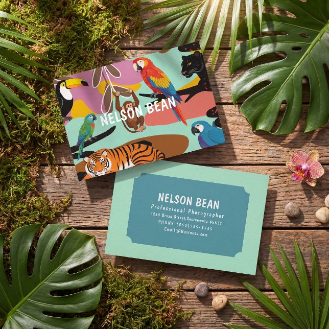 Professionell fotograf djärv chic visitkort (Skapare uppladdad)