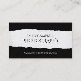Professionell Fotograf Namnskort Visitkort