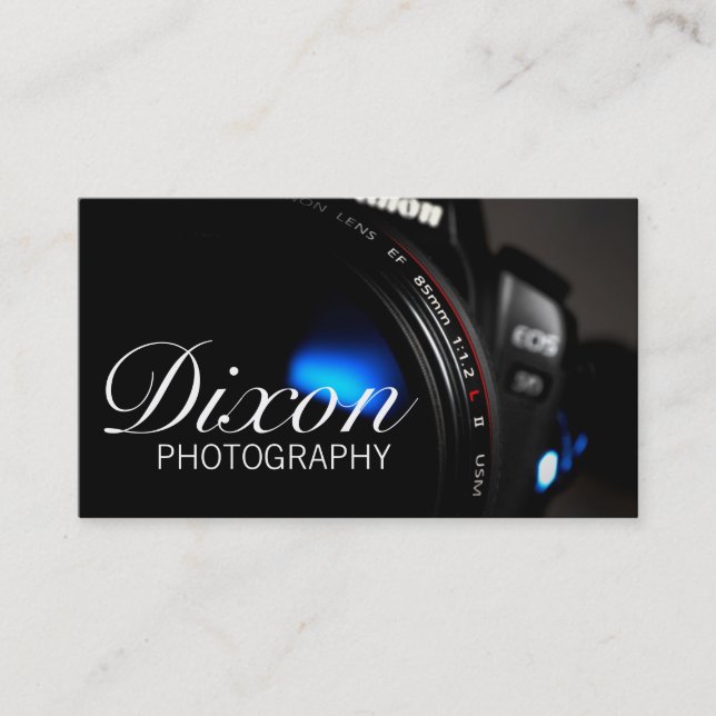 Professionell Fotograf Visitkort (Framsida)