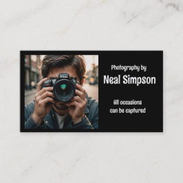 Professionell Fotografiers Visitkort