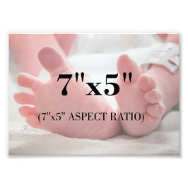 Professionell Fotomall 7 x 5 proportioner Fototryck