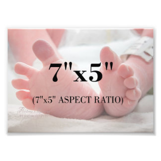 Professionell Fotomall 7 x 5 proportioner Fototryck