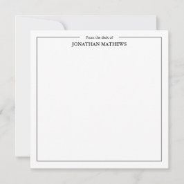 Professionell från Namn-torget Gräns Anteckningskort