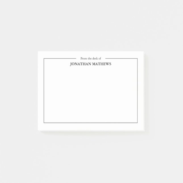 Professionell från Namn-torget Gräns Post-it Block (Framsida)