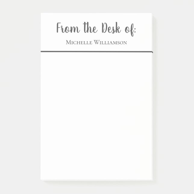 Professionell från Personligens skrivbord Post-it Block (Framsida)