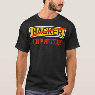 Professionell Fu för programkodning av Hacker Secu T Shirt