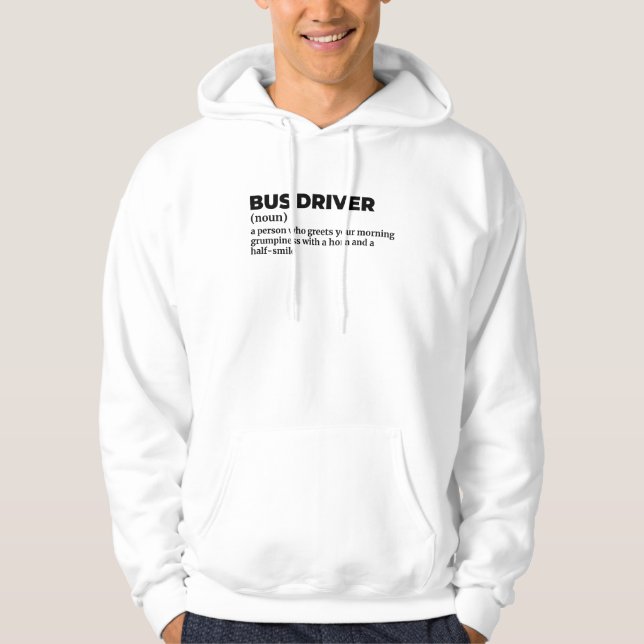 Professionell Funny Definition Hoodie (Framsida)