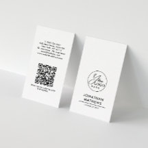 Professionell Generic Plain White Logotyp QR-kod