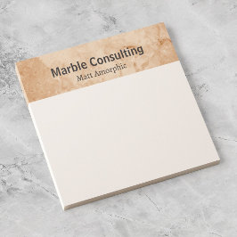 Professionell geologisk konsult Marmor Post-it Block
