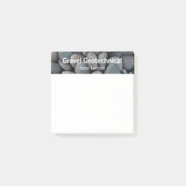 Professionell geologisk konsultgrus post-it block