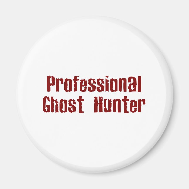 Professionell Ghost Hunter Magnet (Framsidan)