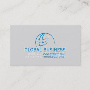 Professionell Globe Earth Affärskort Visitkort