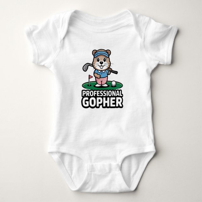 Professionell Gopher Jr T Shirt (Framsida)
