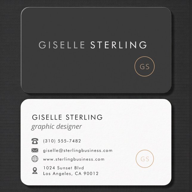 Professionell grafisk designer visitkort (Skapare uppladdad)