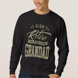 Professionell Grandad Lång Ärmad Tröja