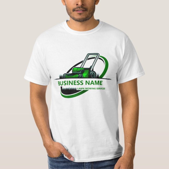 Professionell gräsklippning Landskapsanpassning An T Shirt (Framsida)