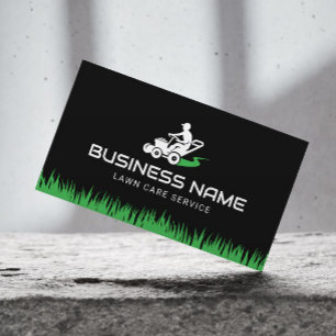 Professionell Gräsmatta Care & Landscapation Servi Visitkort