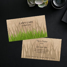 Professionell Gräsmatta Landscaping Garden Yard Visitkort
