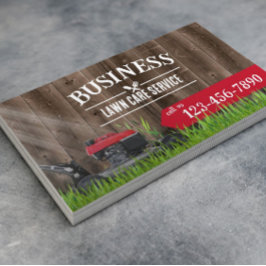 Professionell Gräsmatta & Landscaping Wood Visitkort