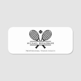 Professionell Gräsmatta tennis Sports Klubb Member Namnbricka