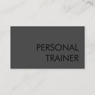 Professionell Grått Fitness Sport Affärskort Visitkort