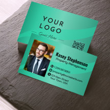 Professionell Grönt Foto QR Code Modern