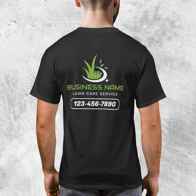 Professionell grönyteservice Logotyp Landskapsarki T Shirt (Skapare uppladdad)