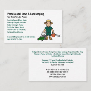 Professionell grönytevård & Landskapsarkitektur Se Visitkort