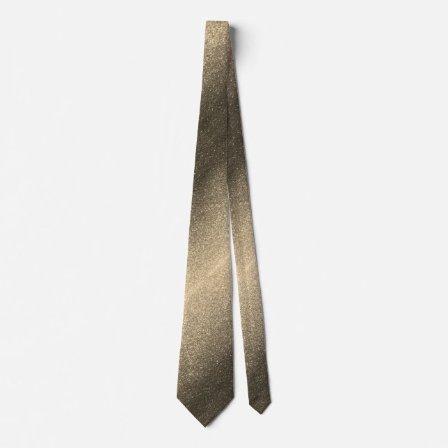 Professionell Guld Glitter Ombre Gnistra Groom Slips (Framsida)
