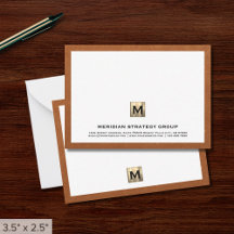 Professionell Guld Monogram