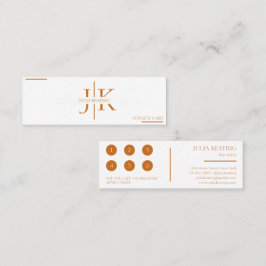 Professionell Hair Stylist Modern Minimalist Salon Lojalitetskort