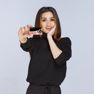 Professionell Hairdresser Stylist Ro Makeup Logoty Visitkort