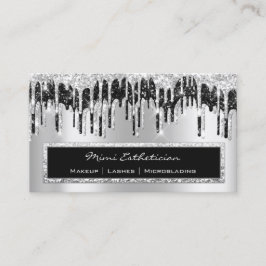 Professionell Händelse Eyelash Ro Silver Black Dri Visitkort